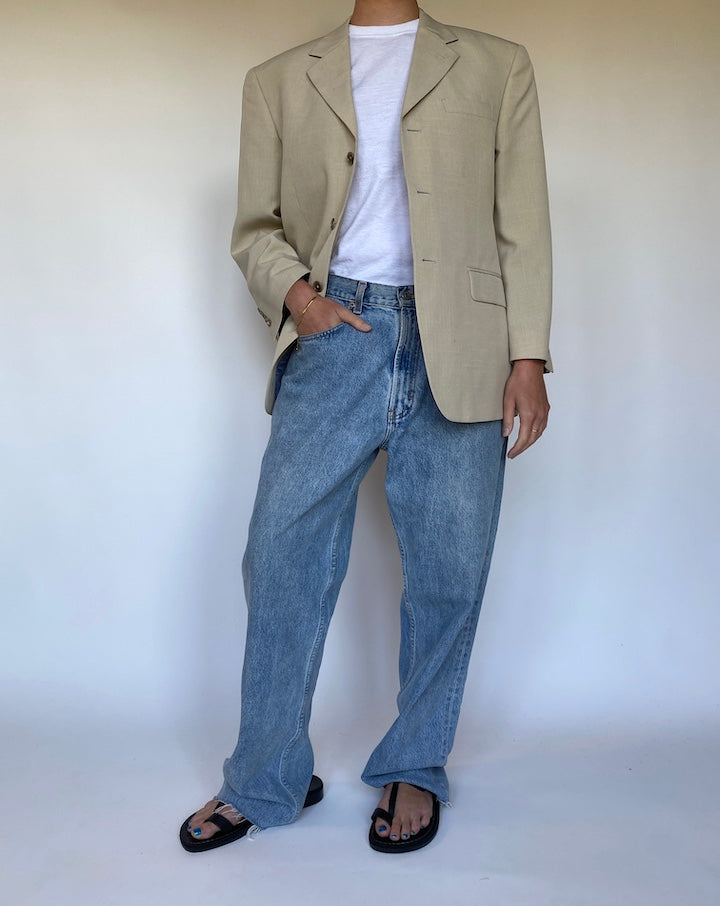 VINTAGE BEIGE BLAZER 3106