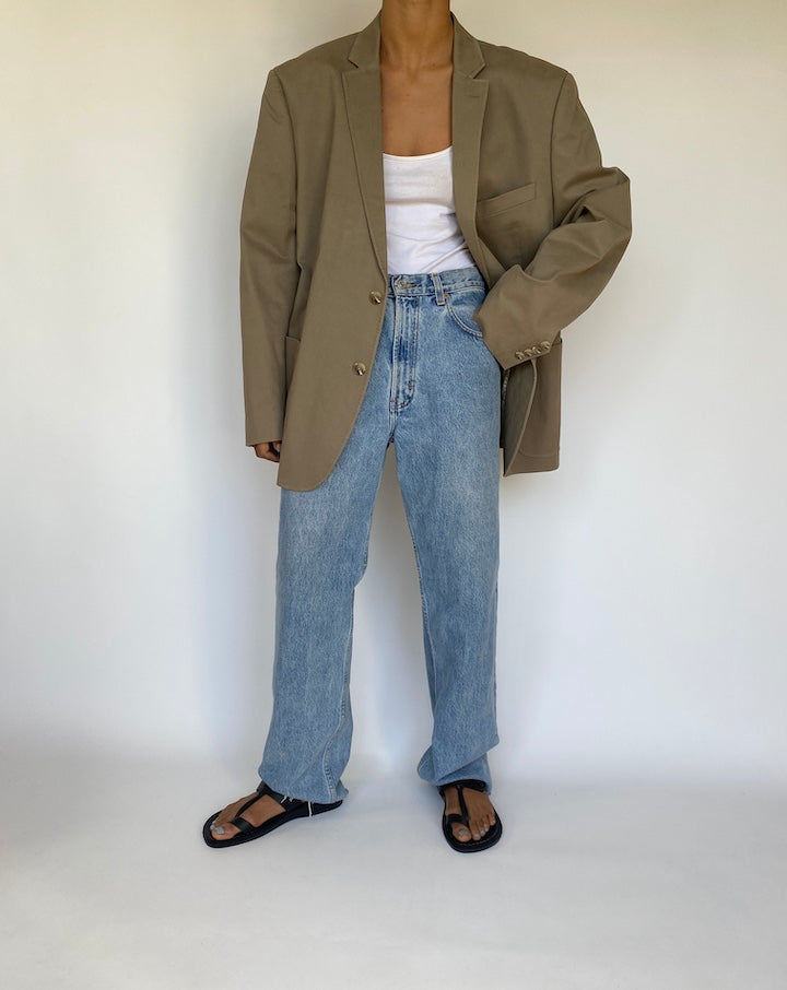 VINTAGE BEIGE BLAZER 3195