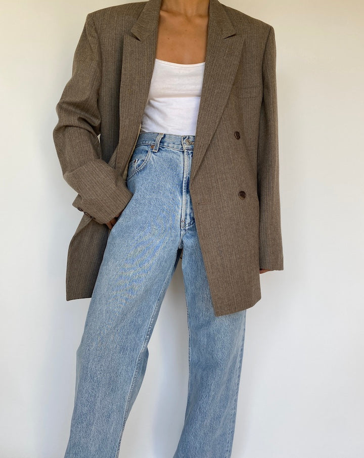 VINTAGE OVERSIZED WOOL BLAZER 3201