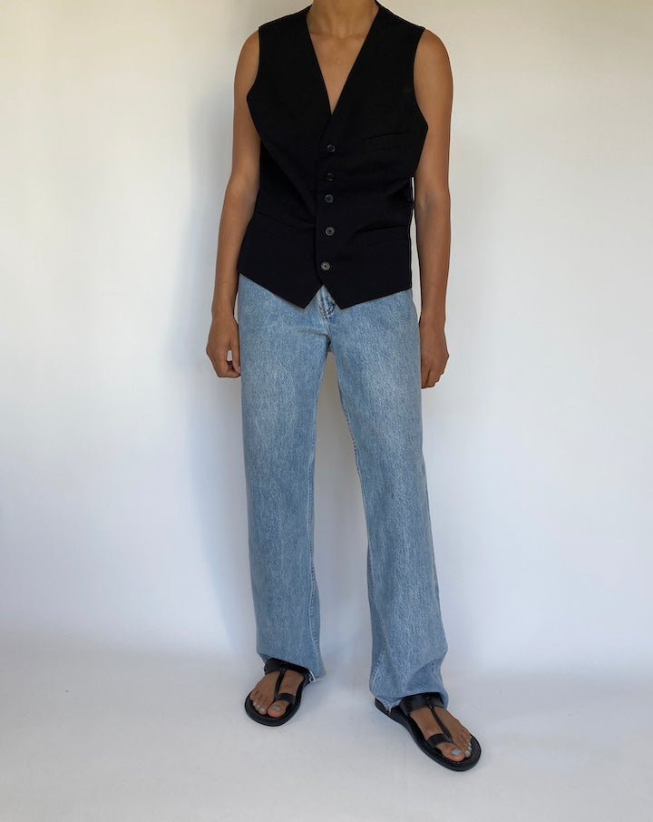 VINTAGE BLACK VEST 3255