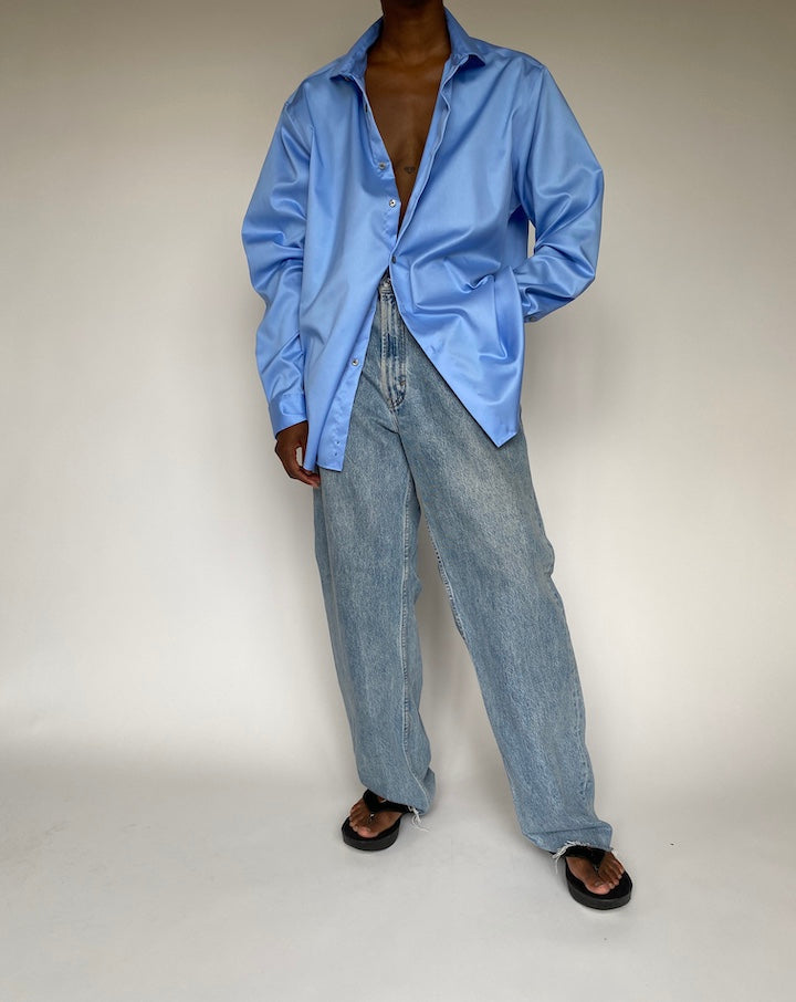 VINTAGE BLUE CALVIN KLEIN SHIRT 3869