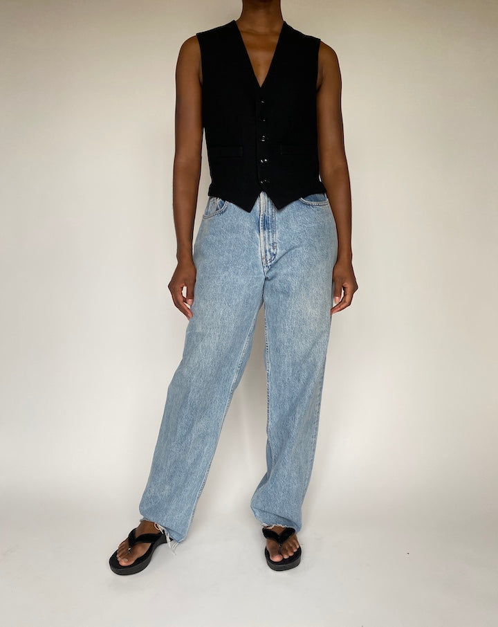 VINTAGE BLACK VEST 3874