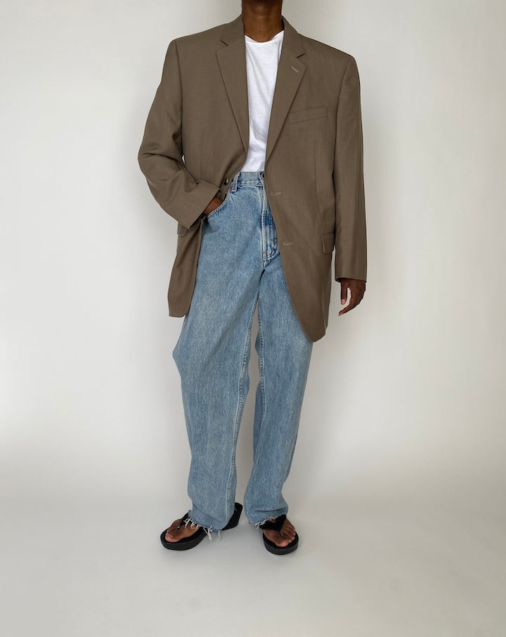 VINTAGE BEIGE BLAZER 3879