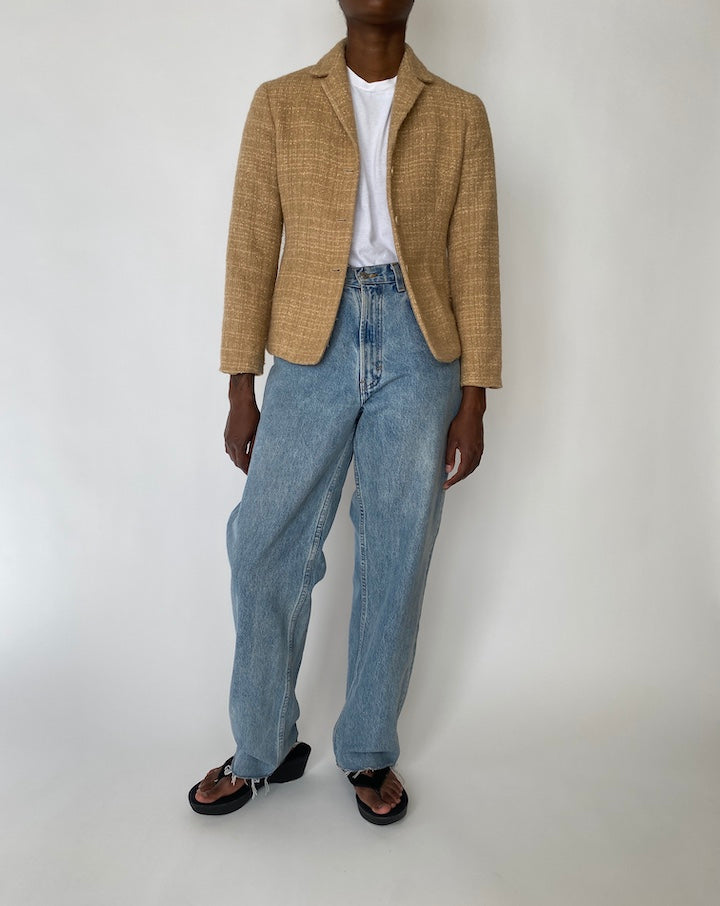 VINTAGE BEIGE BLAZER 3894