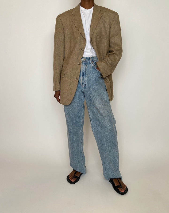 VINTAGE BEIGE BLAZER 3962