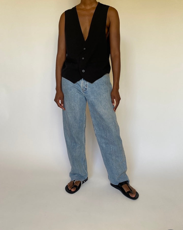 VINTAGE BLACK VEST 3979
