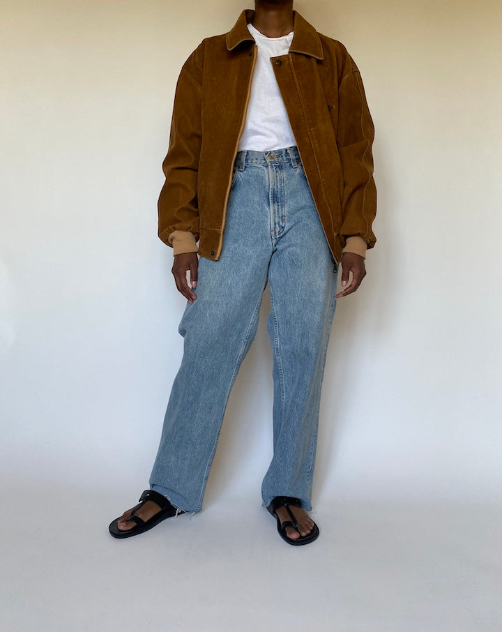 VINTAGE BOXY BROWN JACKET 3999