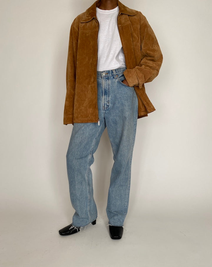 VINTAGE SUEDE LEATHER JACKET 4039