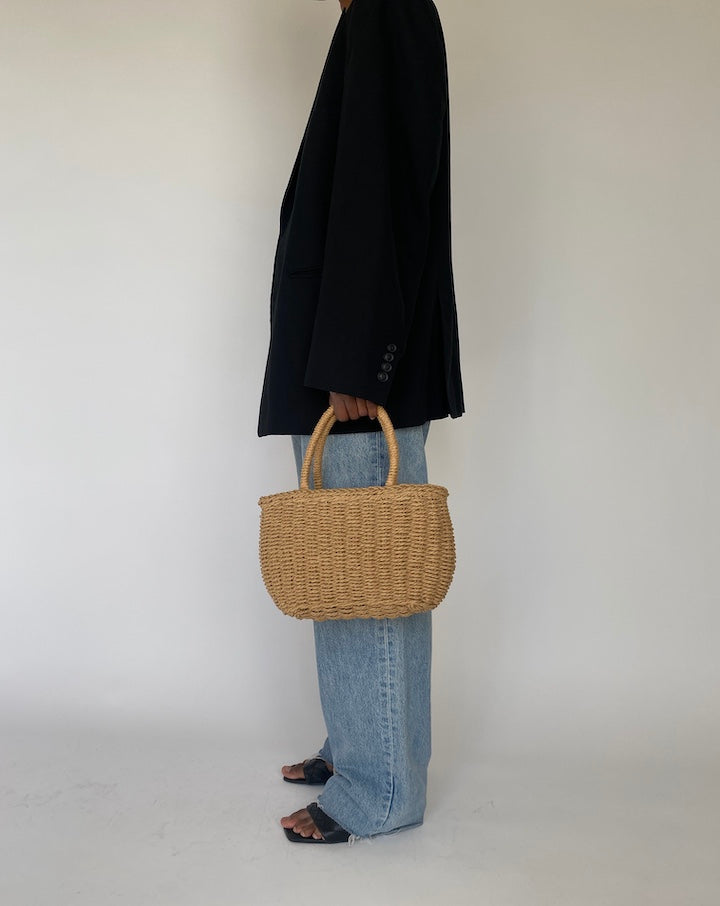 VINTAGE BASKET BAG 4132