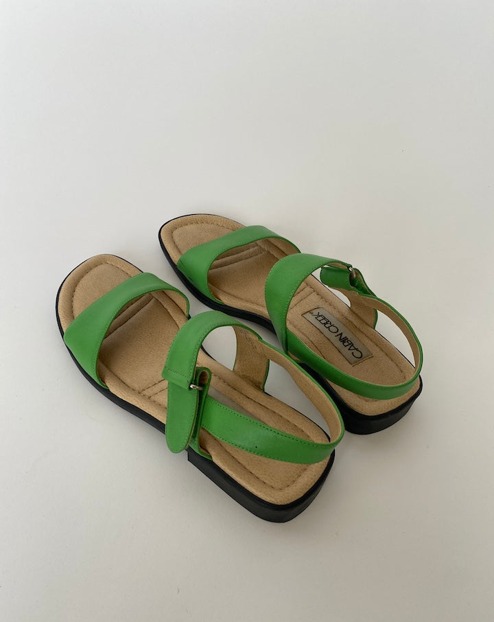 VINTAGE GREEN SANDALS 4158