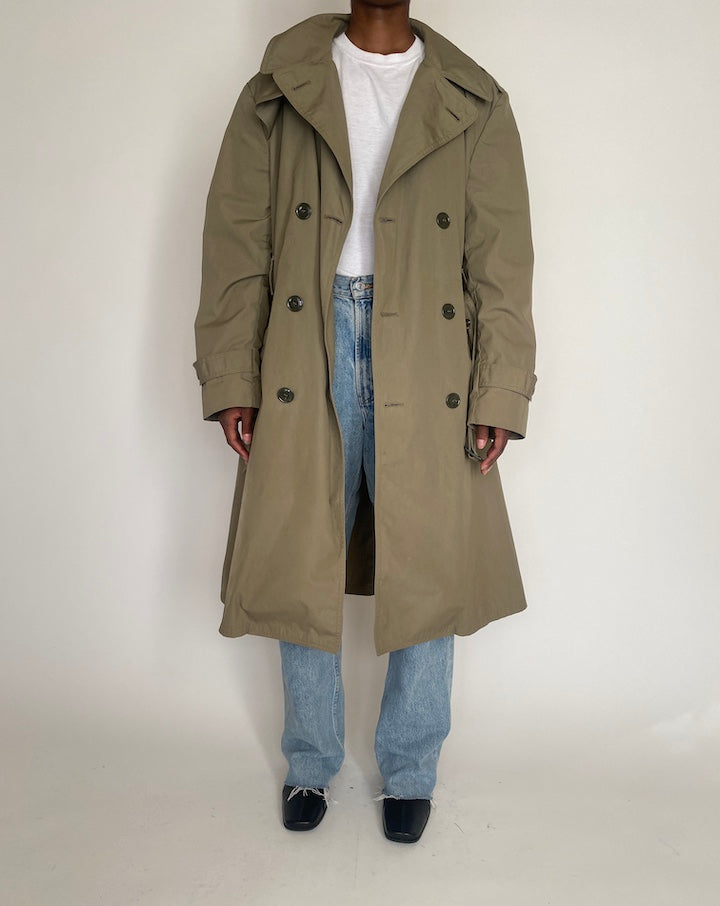 VINTAGE SAGE TRENCH COAT 4063