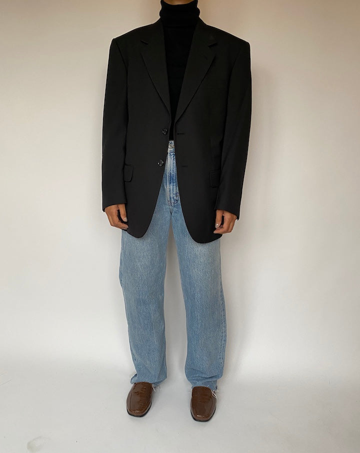 VINTAGE BLACK BLAZER 1900