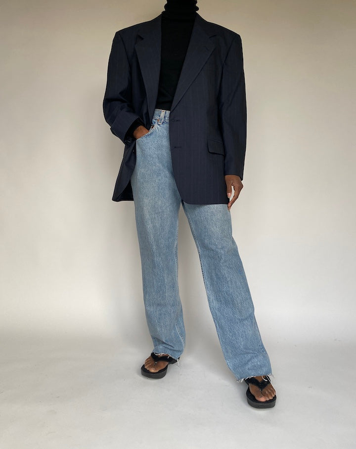 VINTAGE PISNTRIPED BLAZER 1723