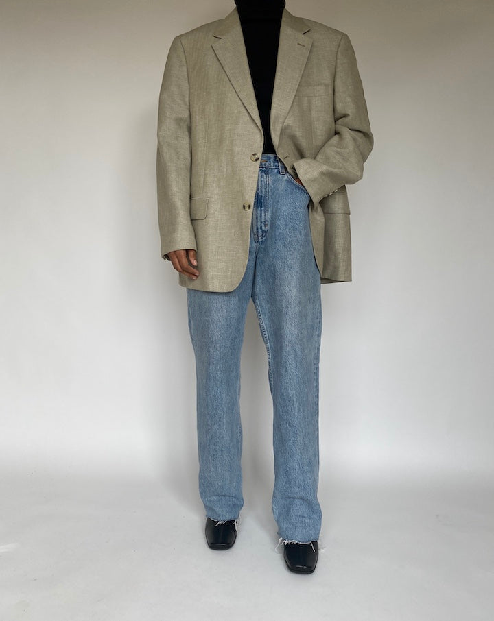 VINTAGE OVERSIZED BEIGE BLAZER 1760