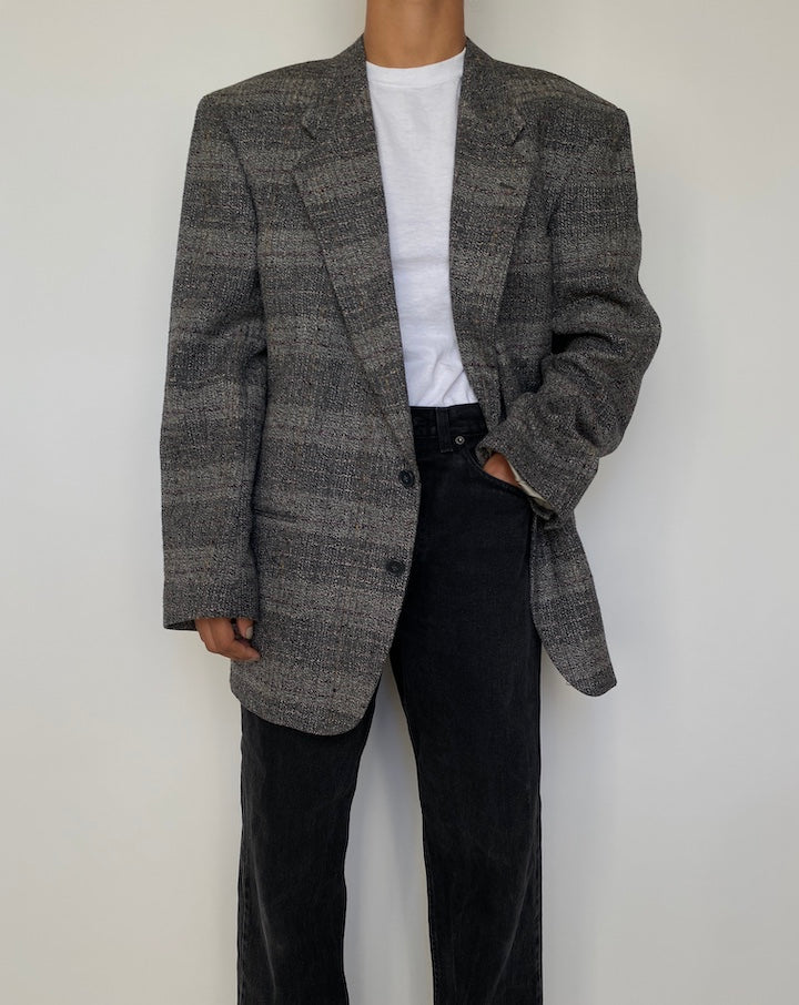 VINTAGE GREY BLAZER 1837