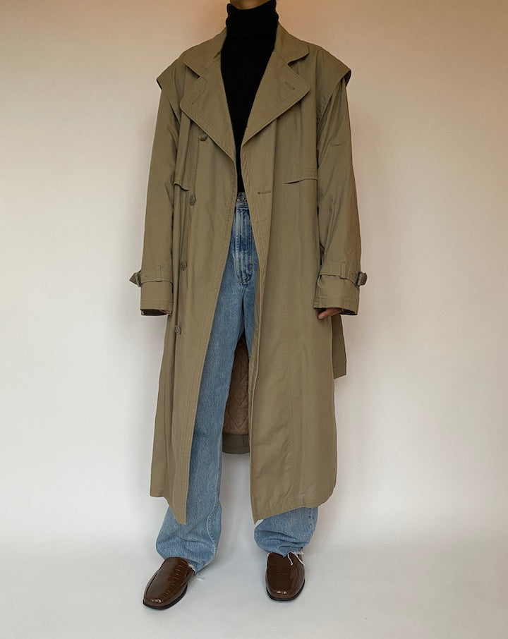 VINTAGE OVERSIZED TRENCH COAT 1839