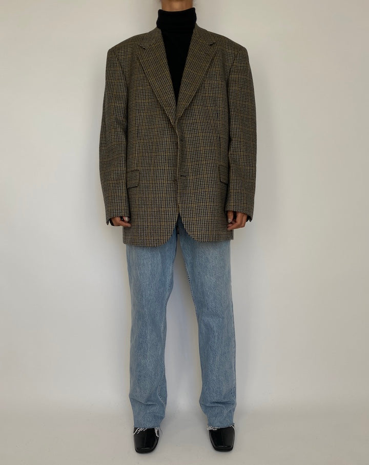 VINTAGE SINGLE BREASTED WOOL BLAZER 1871