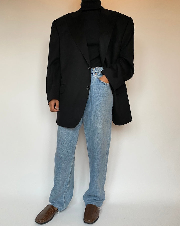 VINTAGE OVERSIZED CASHMERE BLAZER 1889