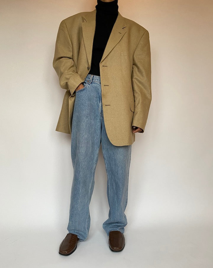 VINTAGE SILK AND WOOL BLENDED BLAZER 1890