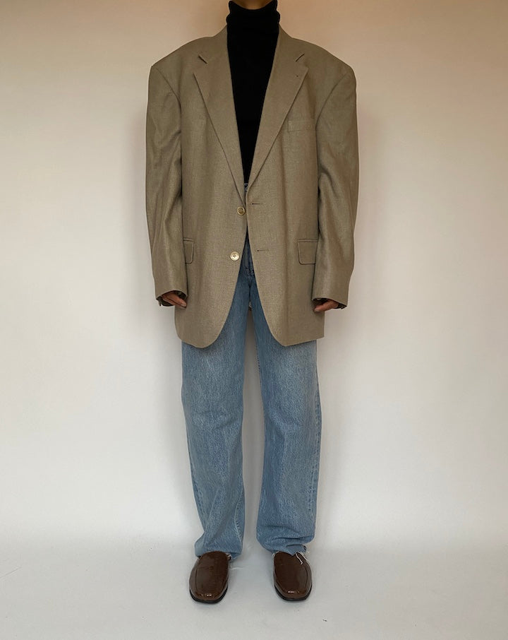 VINTAGE BEIGE OSCAR DE LA RENTA BLAZER 1894