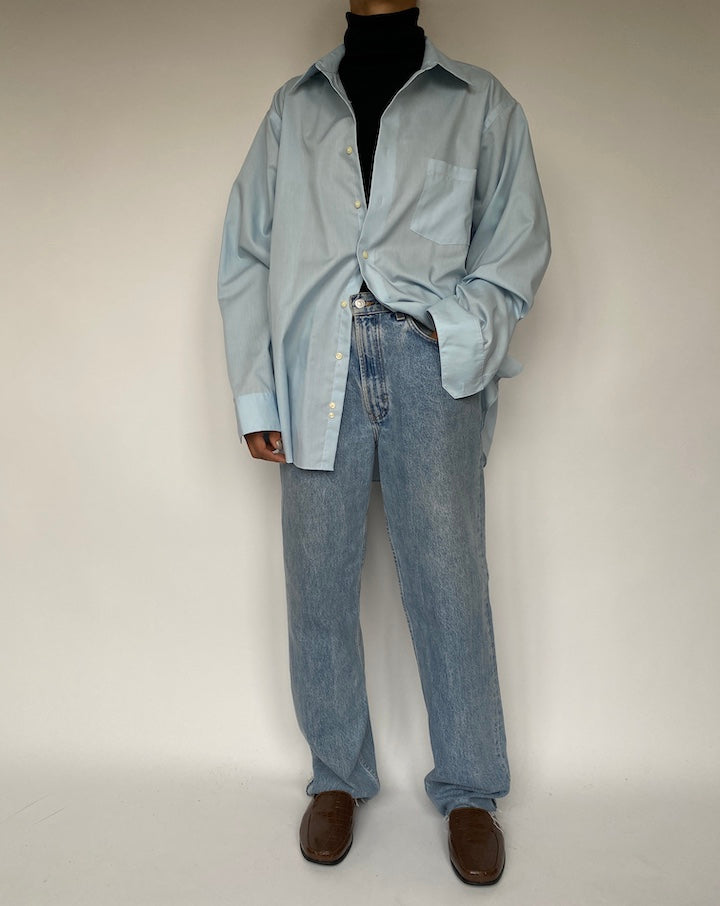 VINTAGE BLUE BUTTON DOWN SHIRT 1912