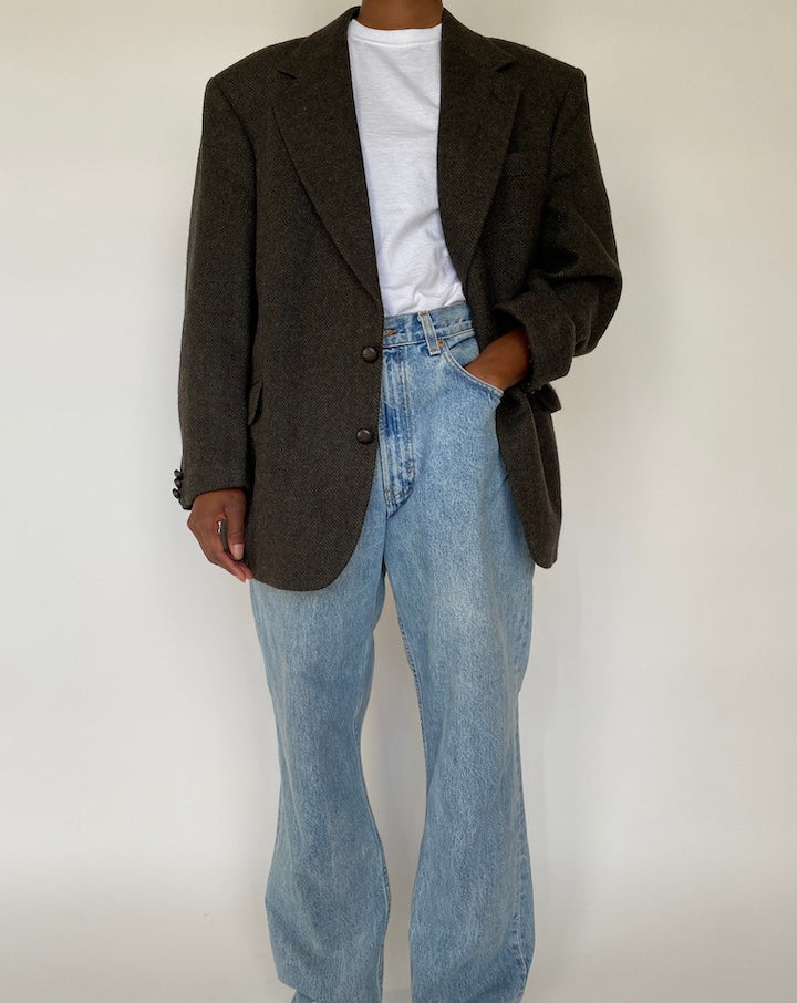 VINTAGE WOOL BLAZER 1968