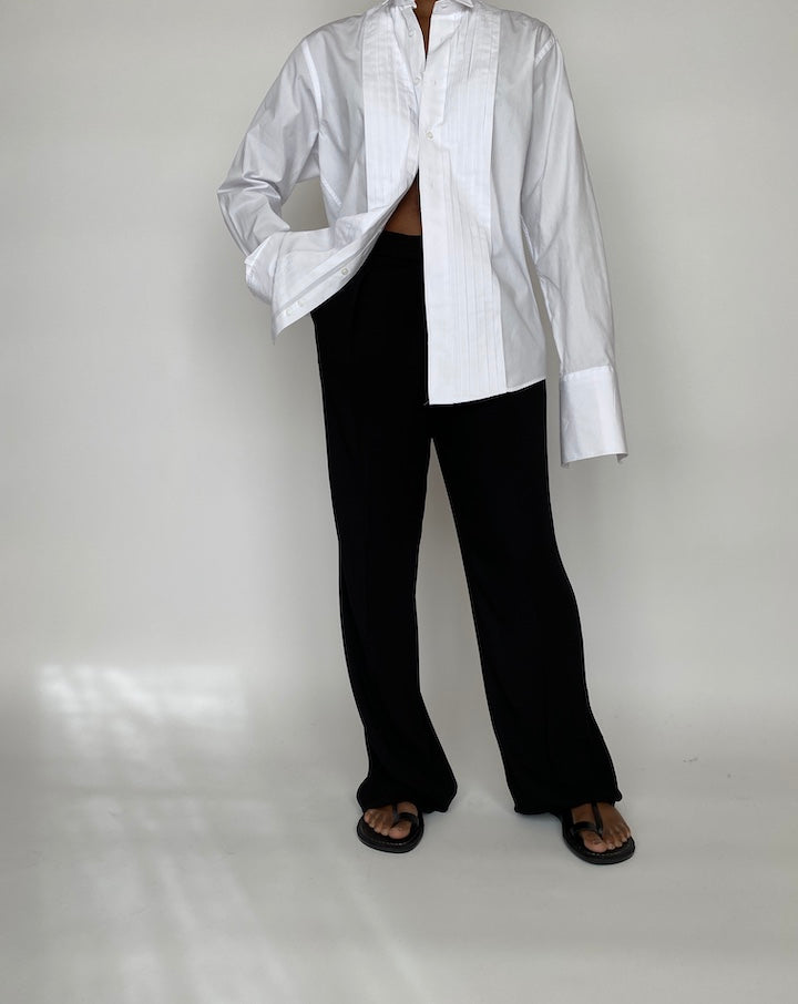 VINTAGE CRISP WHITE BUTTON DOWN SHIRT 2009