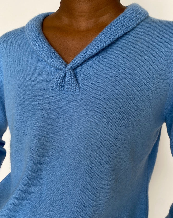 VINTAGE BLUE CASHMERE SWEATER 2026