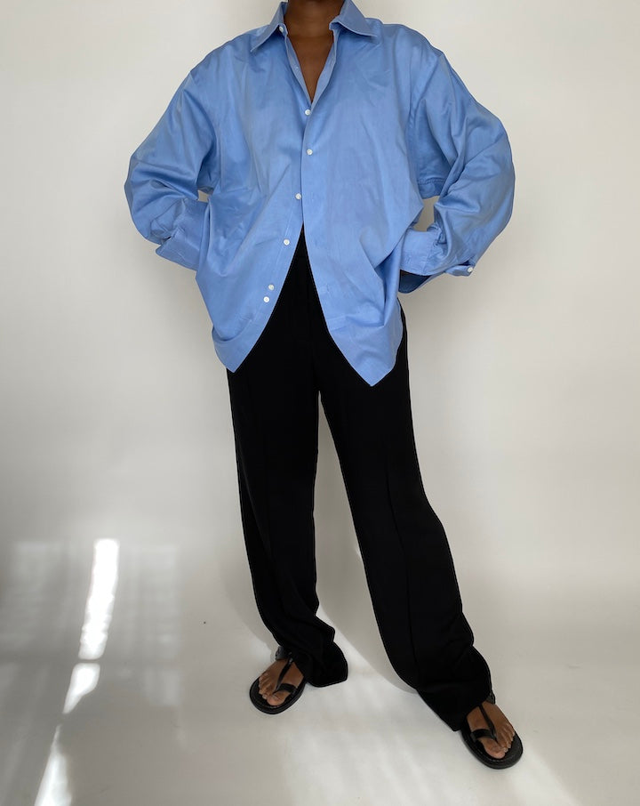 VINTAGE OVERSIZED BLUE SHIRT 2036