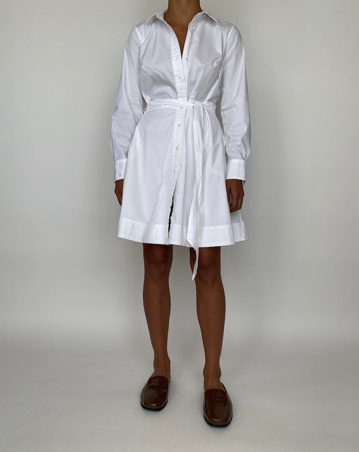 VINTAGE WHITE SHIRT DRESS 2073