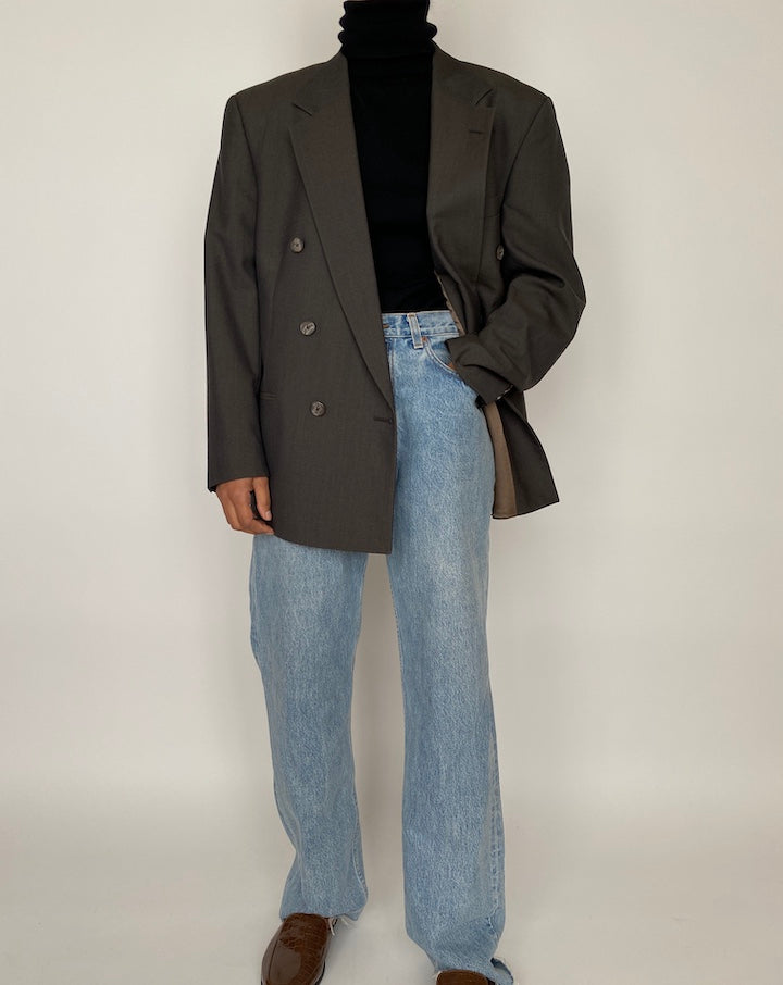 VINTAGE DOUBLE BREASTED BLAZER 2095