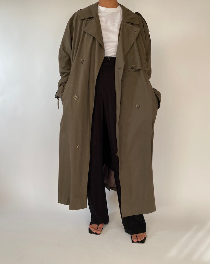 VINTAGE OVERSIZED TRENCH COAT 2344