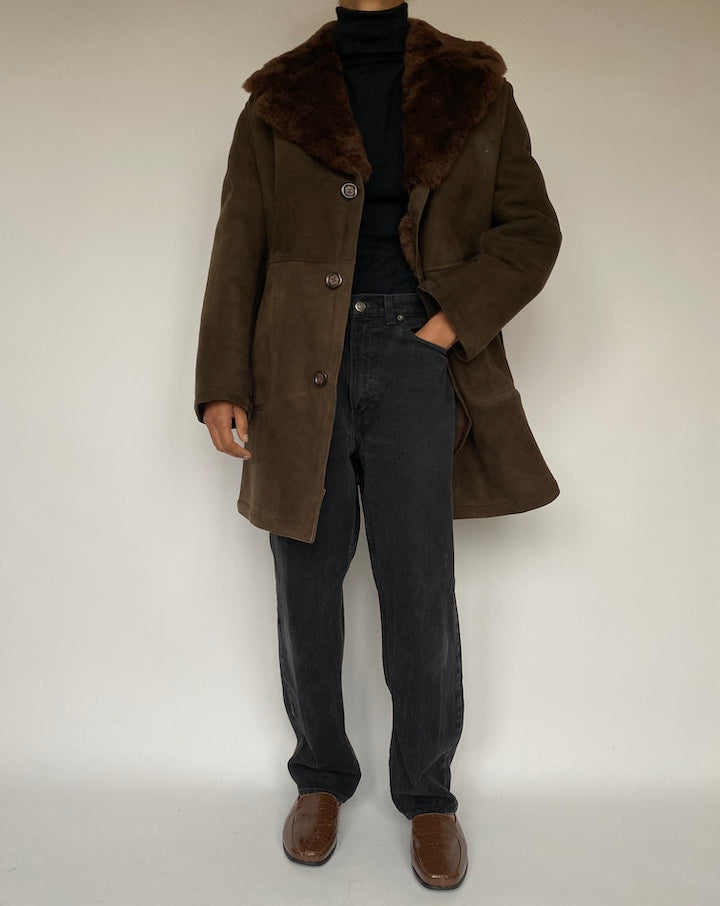 VINTAGE BROWN COAT 1281