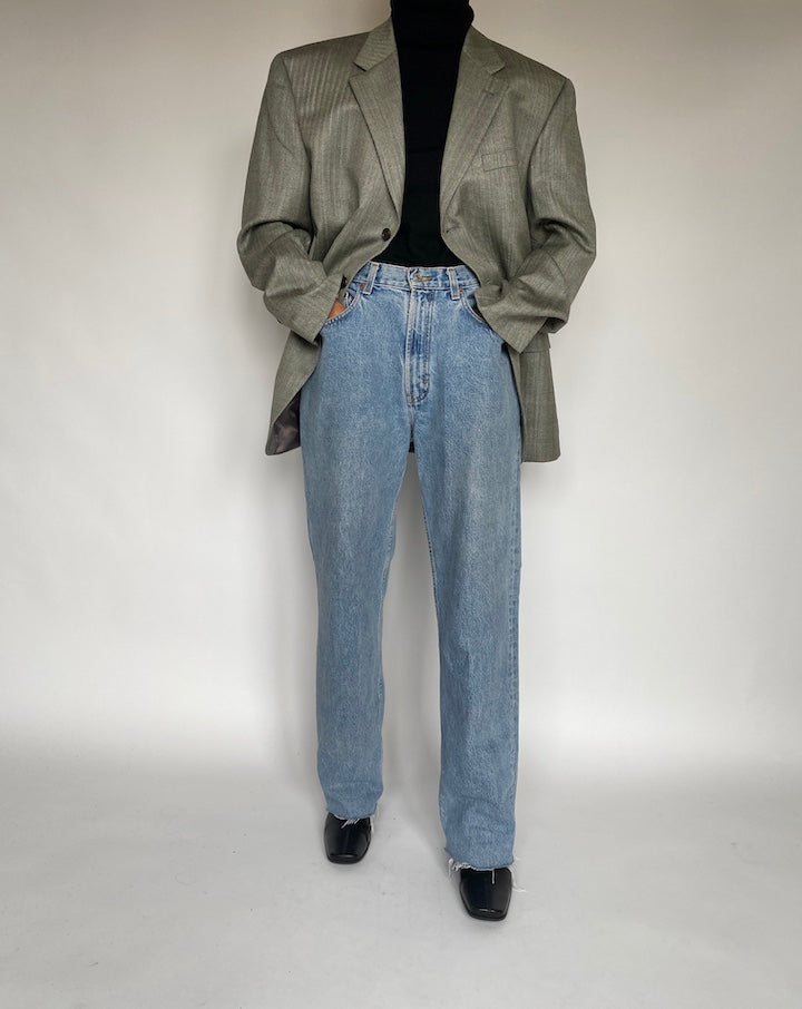 VINTAGE RALPH LAUREN SILK AND WOOL BLAZER 1779