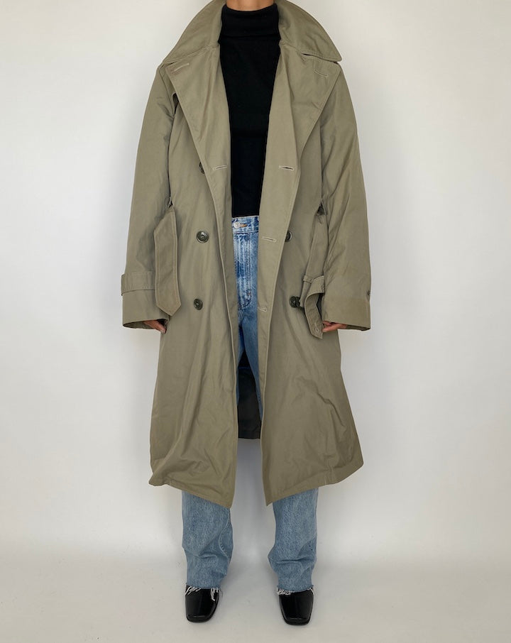 VINTAGE LONG TRENCH COAT 1872