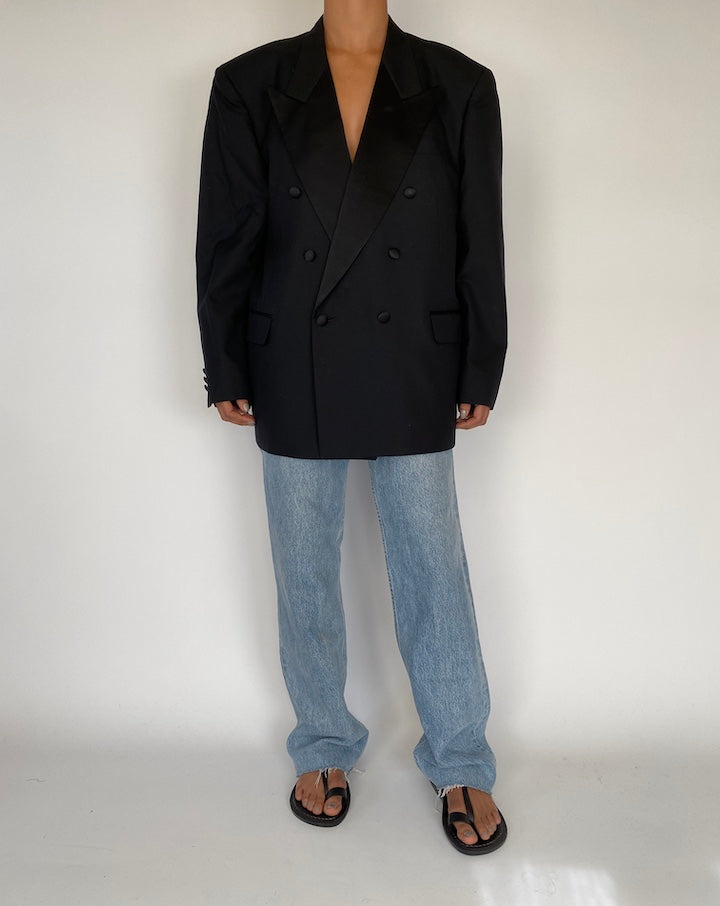 VINTAGE DOUBLE BREASTED WOOL BLAZER 2275