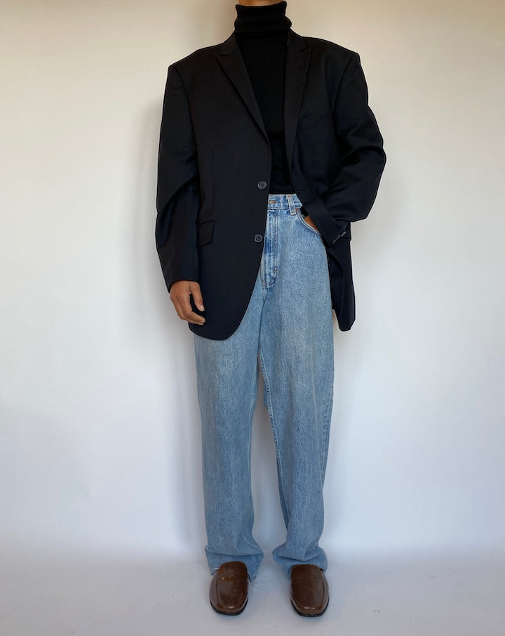 VINTAGE BLACK BLAZER 1653