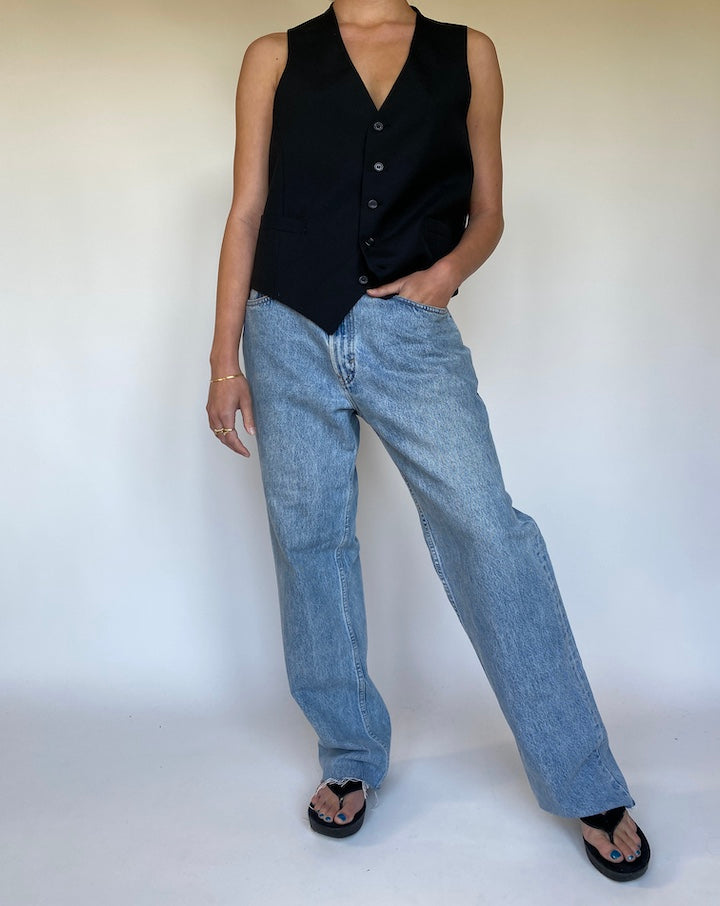 VINTAGE BLACK VEST 3129