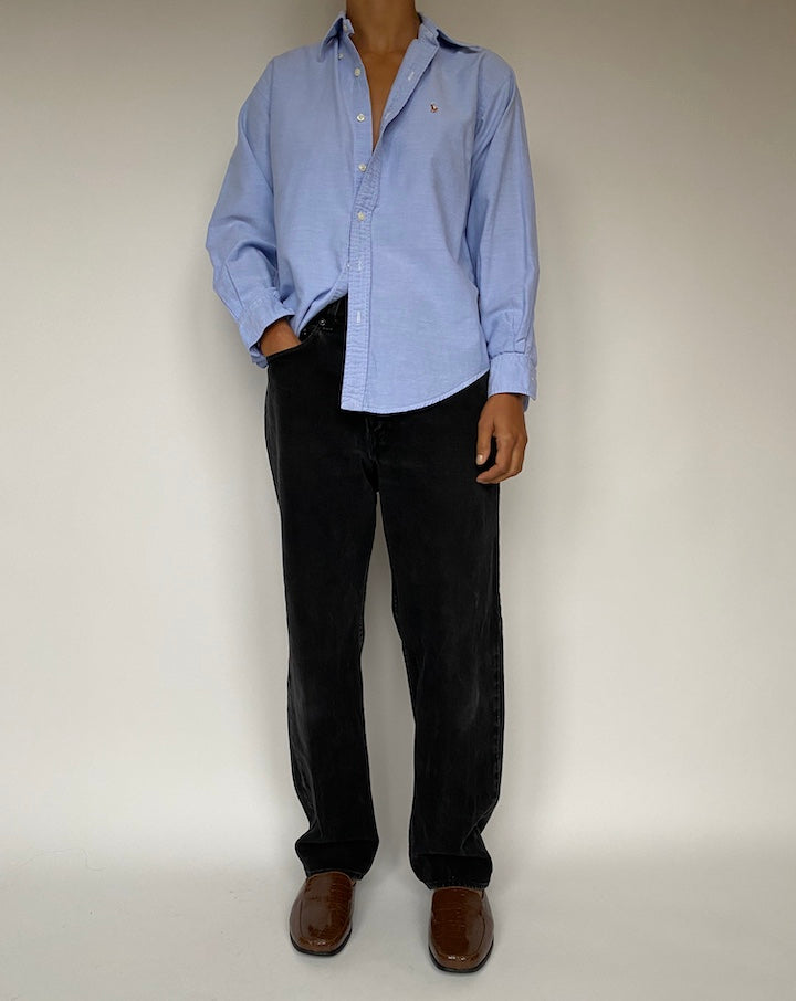 VINTAGE BLUE RALPH LAUREN SHIRT 1616