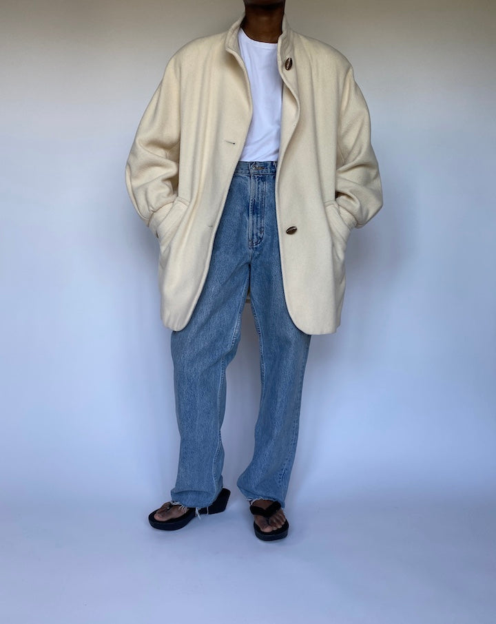 VINTAGE COAT IN CREAM 3529