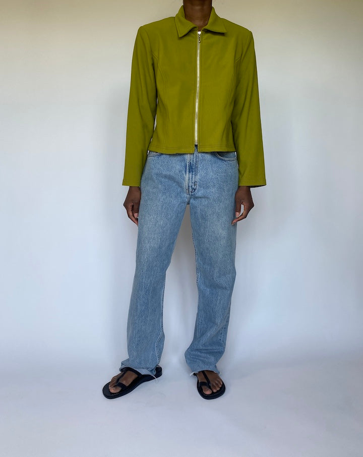 VINTAGE GREEN LIGHT CARDIGAN 3568