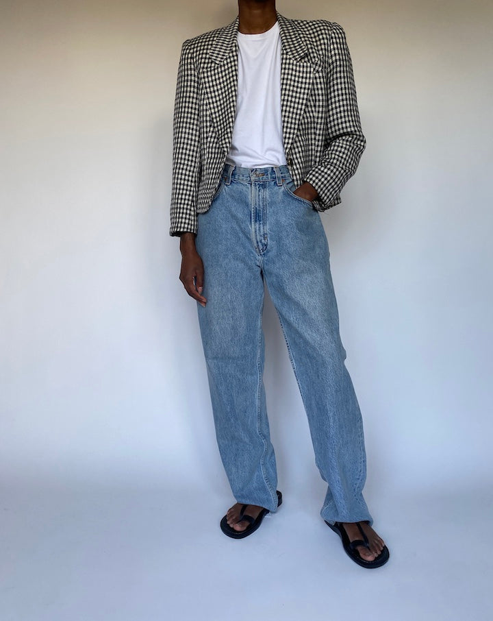 VINTAGE HOUNDSTOOTH BLAZER 3620