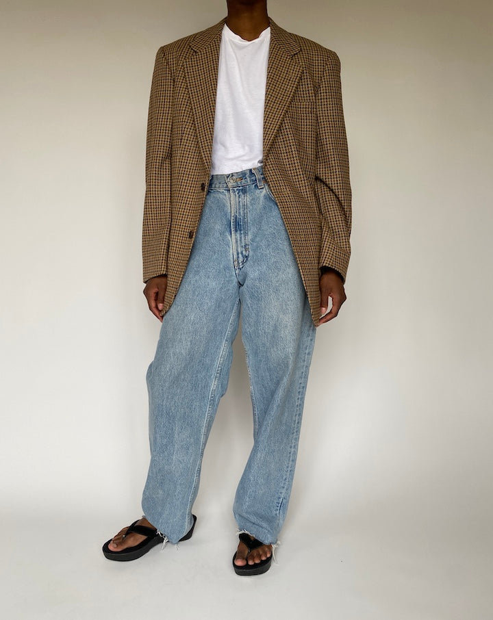 VINTAGE HOUNDSTOOTH BLAZER 3858