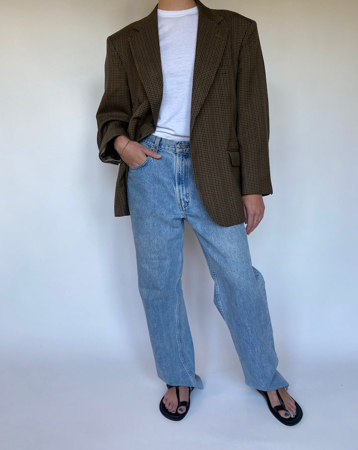 VINTAGE HOUNDSTOOTH BLAZER 3083