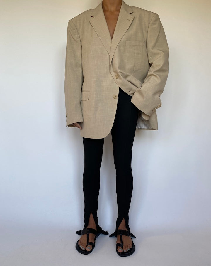 VINTAGE OVERSIZED BEIGE BLAZER 1554