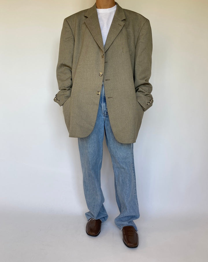 VINTAGE OVERSIZED SINGLE BREASTED BLAZER 1582