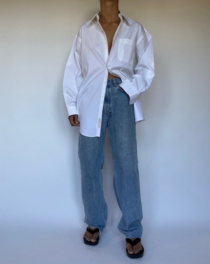 VINTAGE WHITE COTTON SHIRT 2790