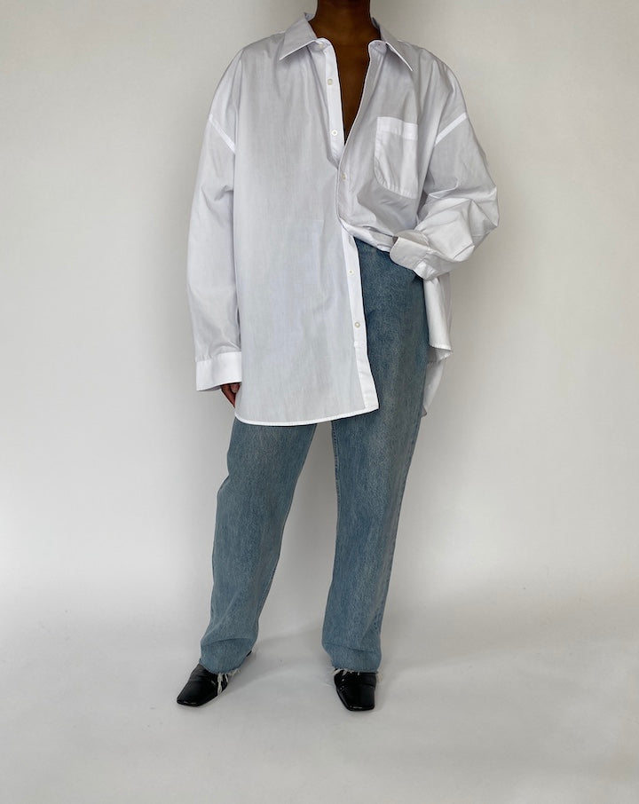VINTAGE OVERSIZED WHITE SHIRT 4593