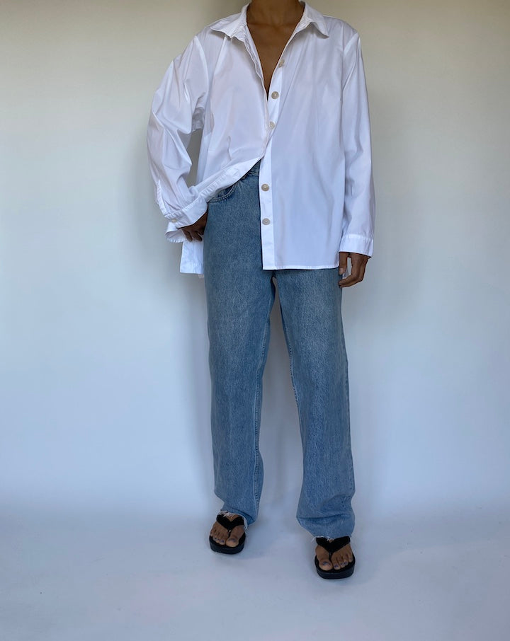 VINTAGE WHITE COTTON SHIRT 2800