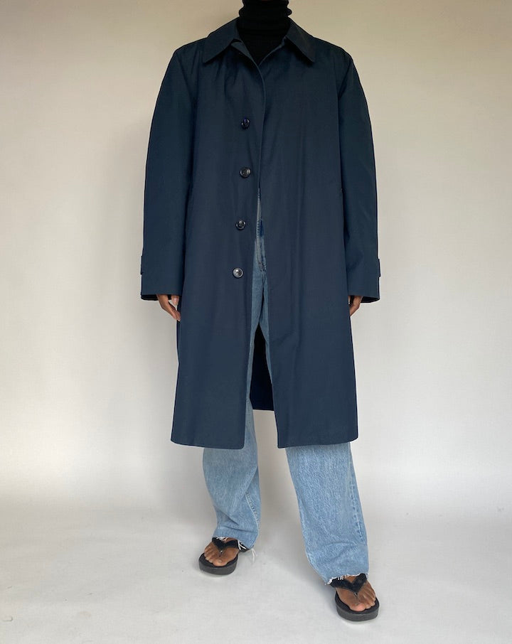 VINTAGE DARK BLUE COAT 741